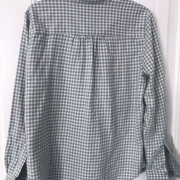 Simons Ruffled-Trim Flannel Shirt - Picture 2 of 2